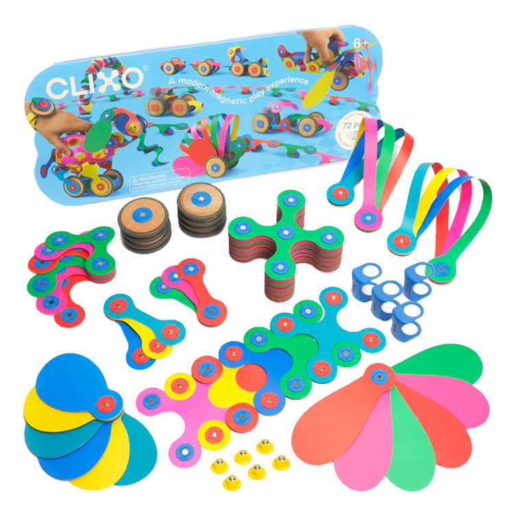 創樂多磁力片-創意輪子組72片