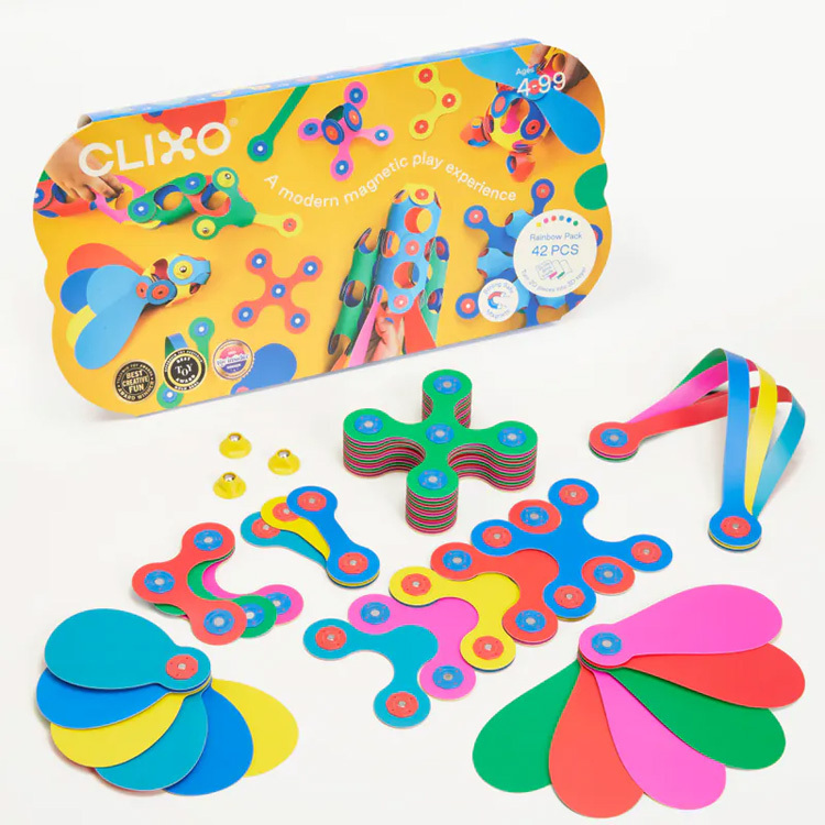 創樂多磁力片-彩虹色42片