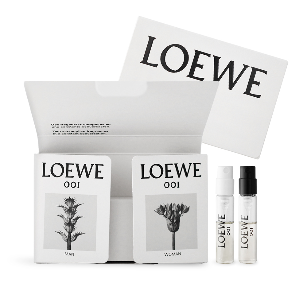 LOEWE 001淡香精套組[男性+女性](1.5mlX2)-國際航空版