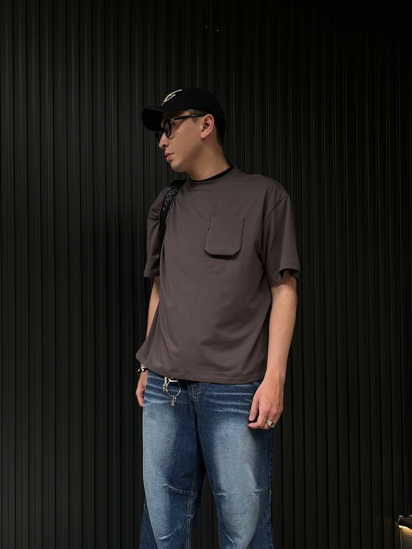 SIMON MADE TS-2502 雙層 PIMA 3D口袋 涼感 短T