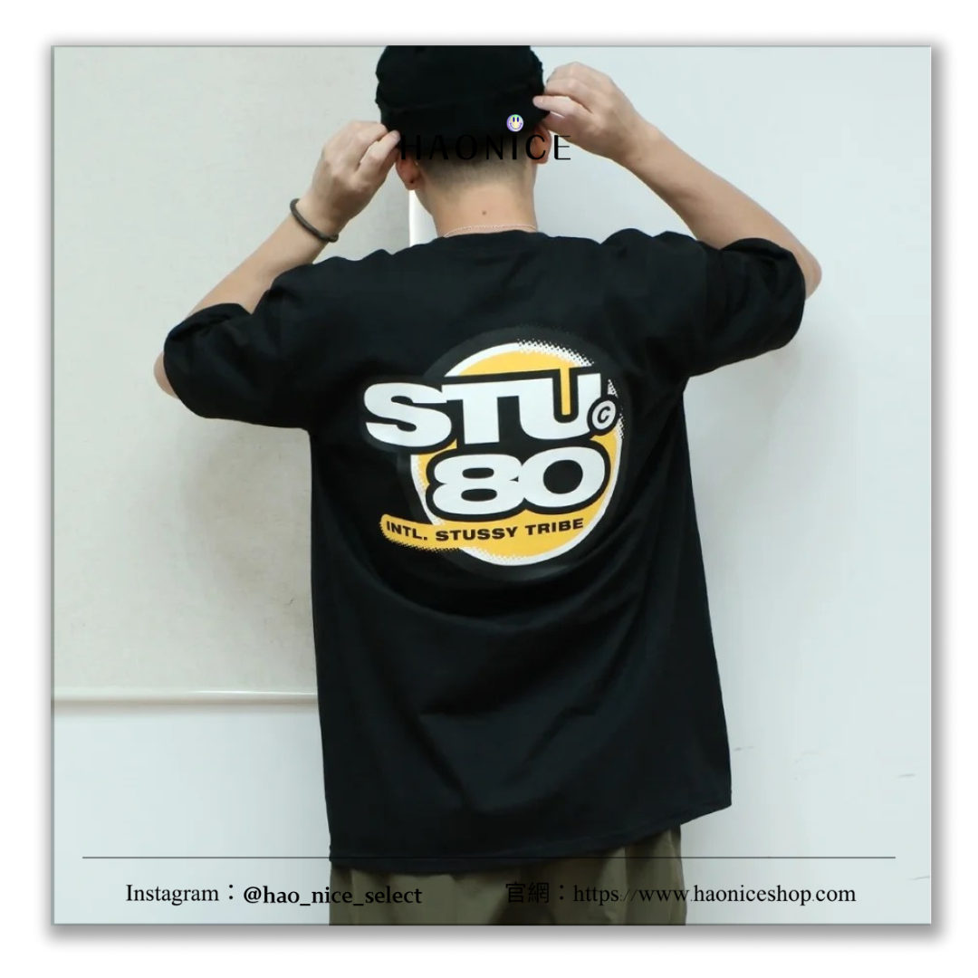 【HAO NICE 】美國🇺🇸街頭潮流 Stussy 24SS 春夏新款 經典圓形全球部落LOGO 復古風🈵🈵 百搭短T🔥