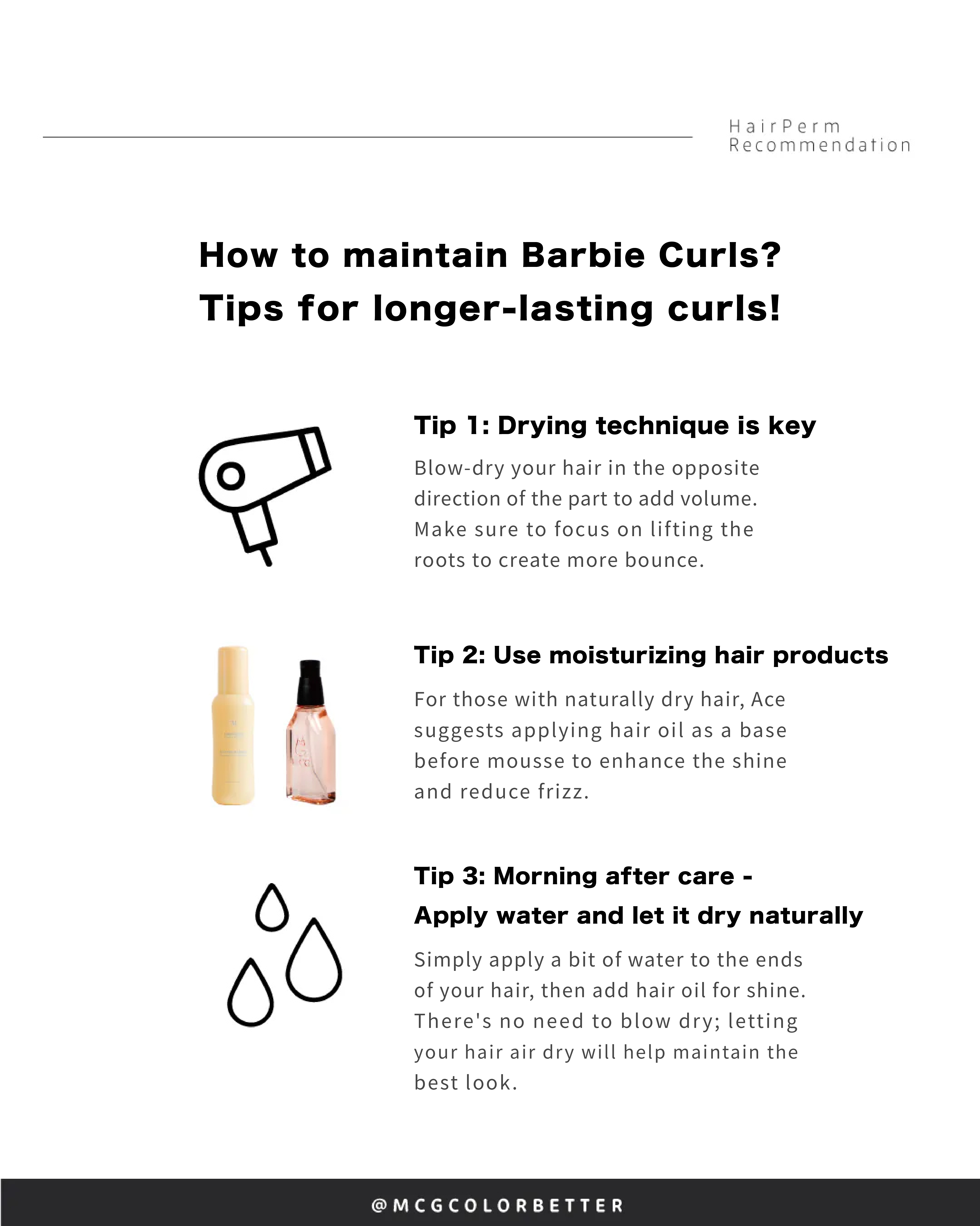 How to maintain Barbie Curls? Tips for longer-lasting curls!