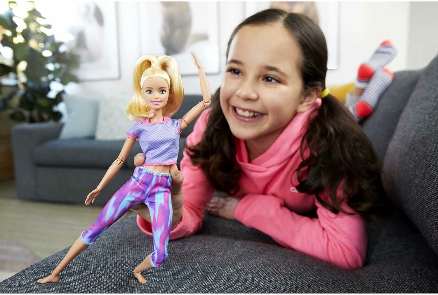 芭比多關節可活動瑜珈娃娃-A