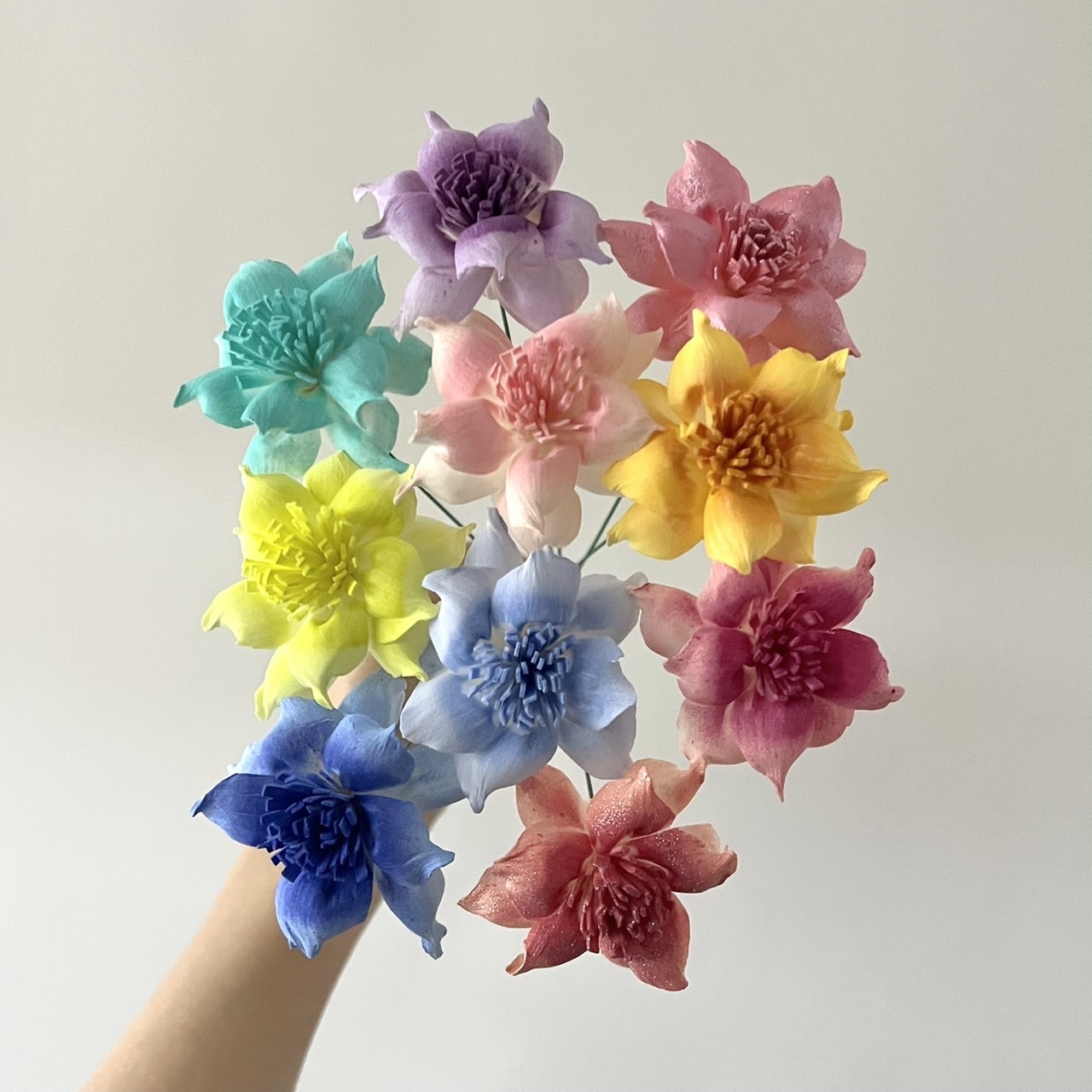 泰國索拉 扶桑花(新款) 4CM <十支一把> (高品質)