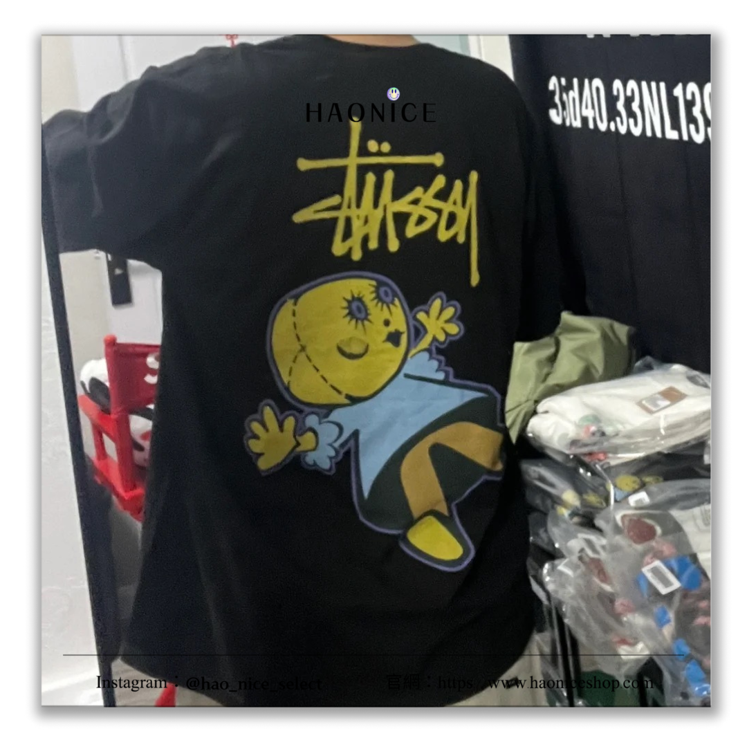 【HAO NICE 】美國🇺🇸街頭潮流 Stussy 24SS 春夏新款 Dollie Pigment Died 可愛人偶娃娃 百搭短T