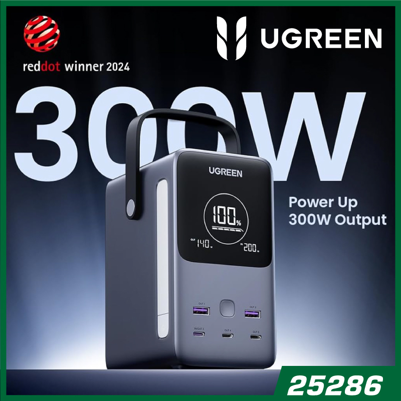 UGREEN 300W 48000mAh 智能數碼顯示屏行動電源 (UG-25286)