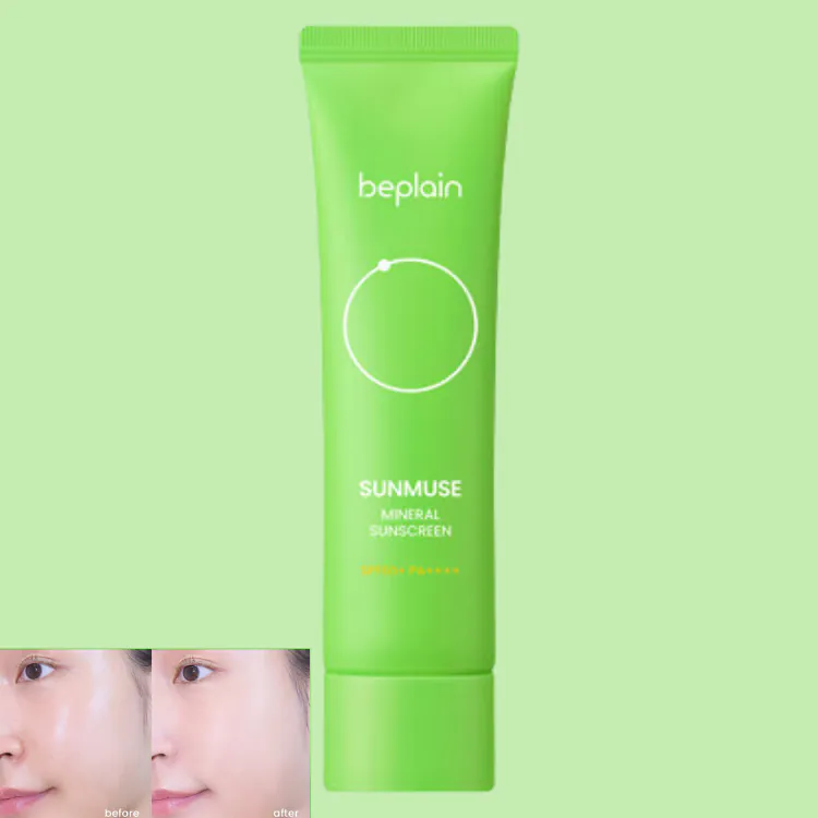 BEPLAIN Sunmuse綠色物理防曬乳SPF50+ PA++++ 50ml