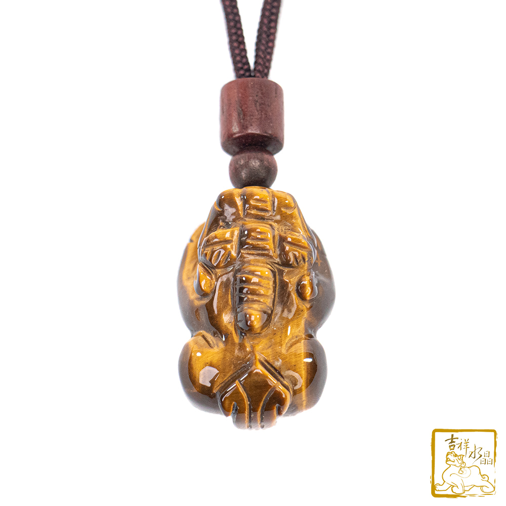 虎眼石貔貅項鍊 13.6g 事業衝刺