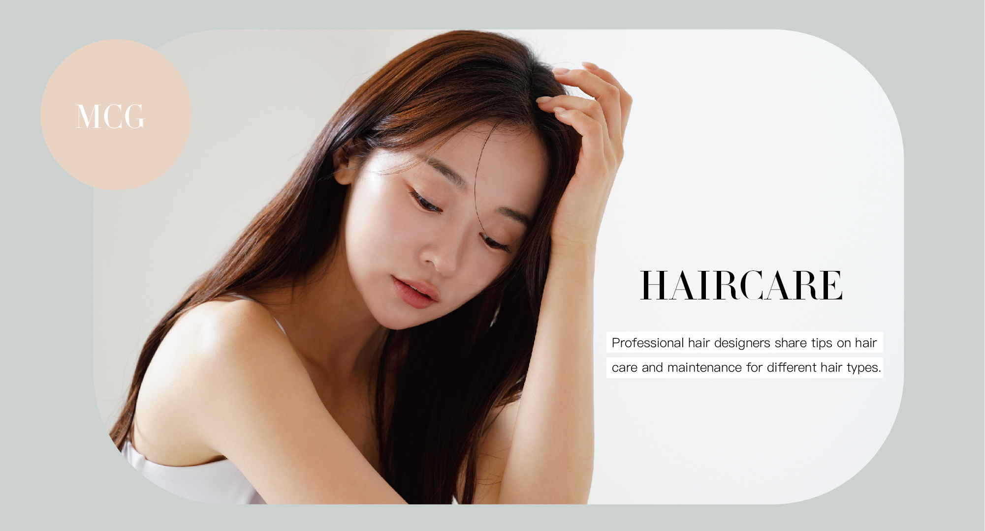 MCG hair care home page