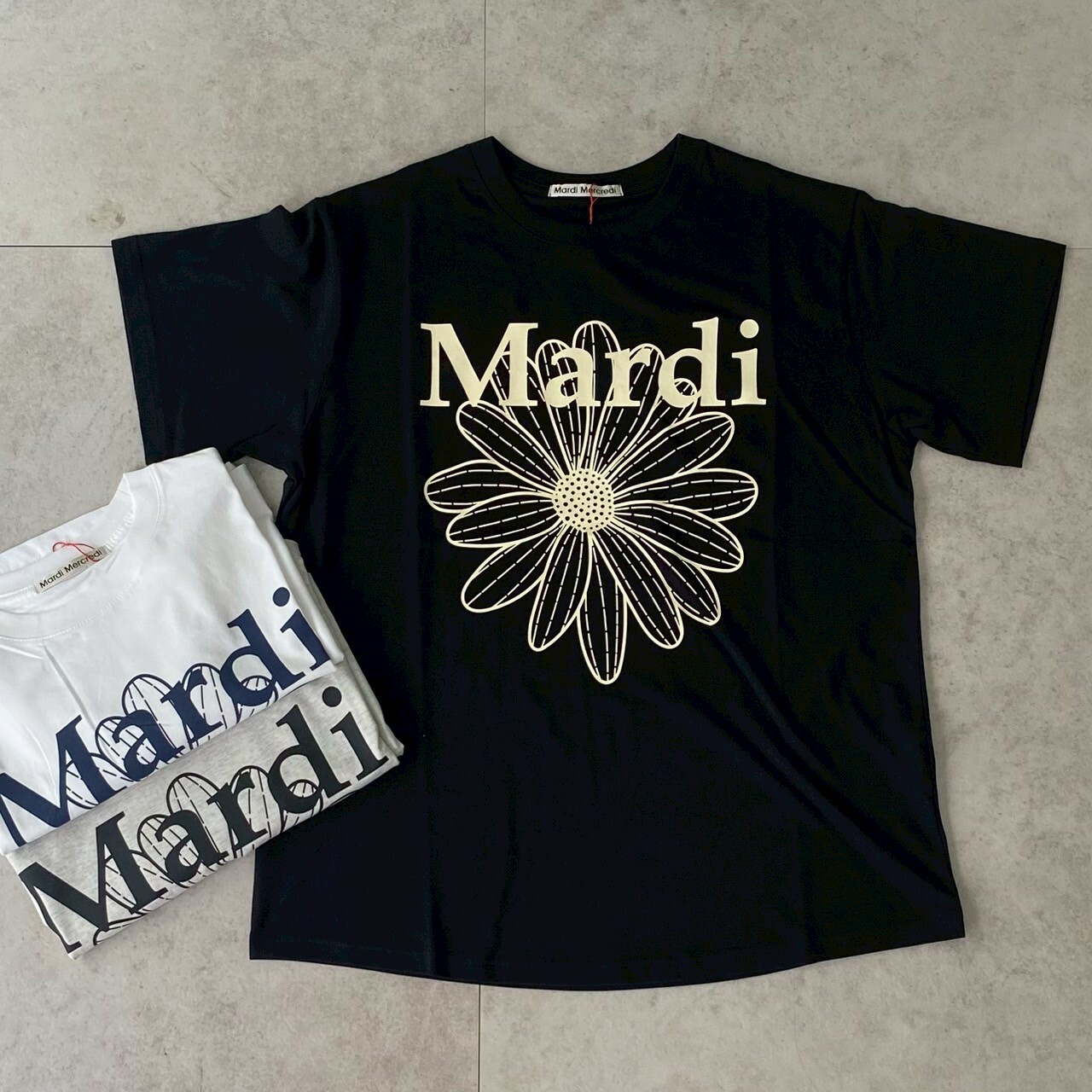 MARDI MERCREDI 經典小雛菊印花短TEE 正常版型