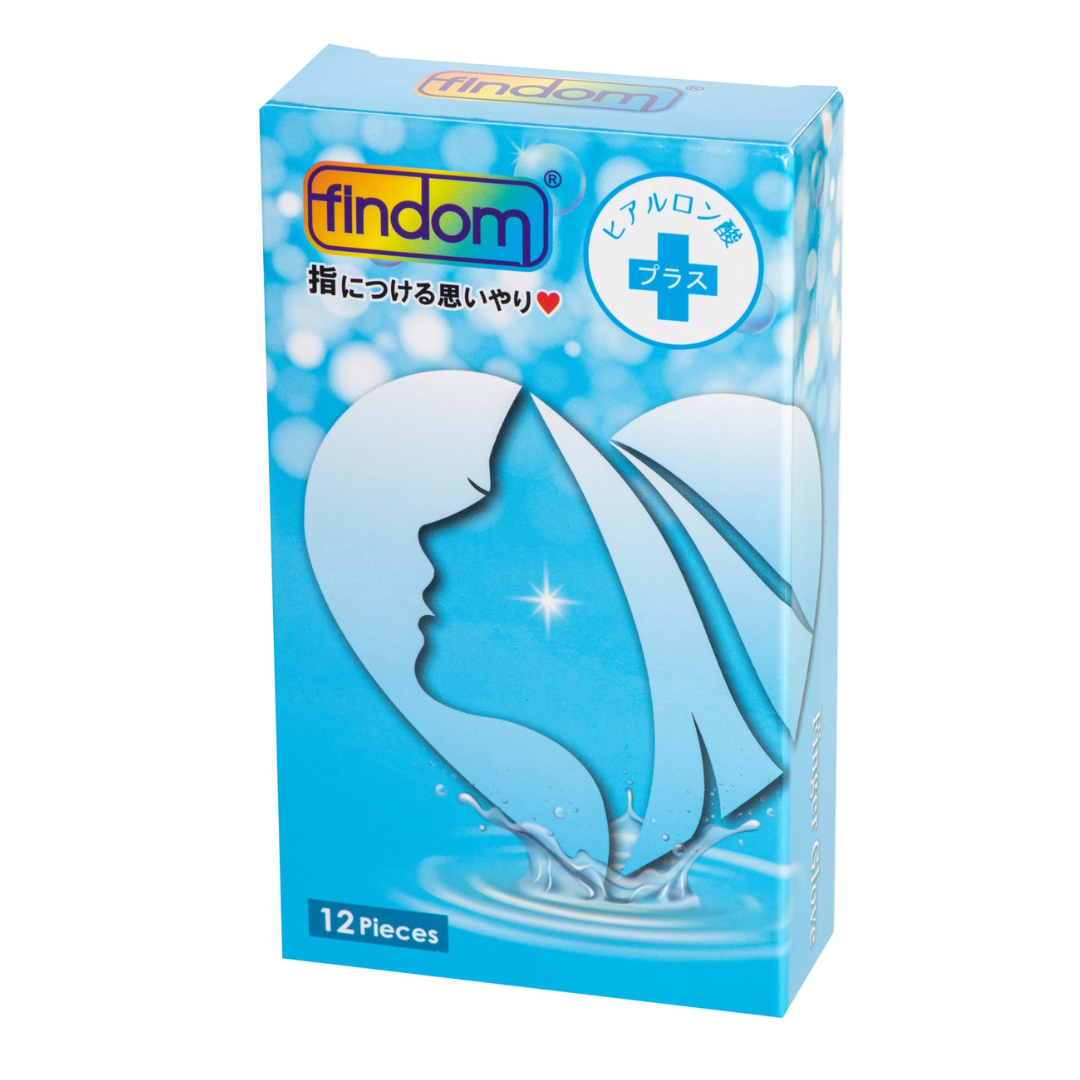 Findom 透明質酸 12 片裝 乳膠手指套