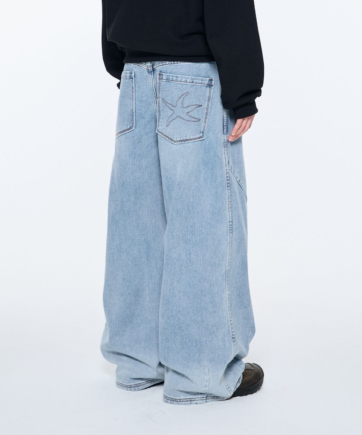 THE COLDEST MOMENT ♥ TCM starfish denim half pants THE COLDEST MOMENT) TCM starfish denim pants - 3col
