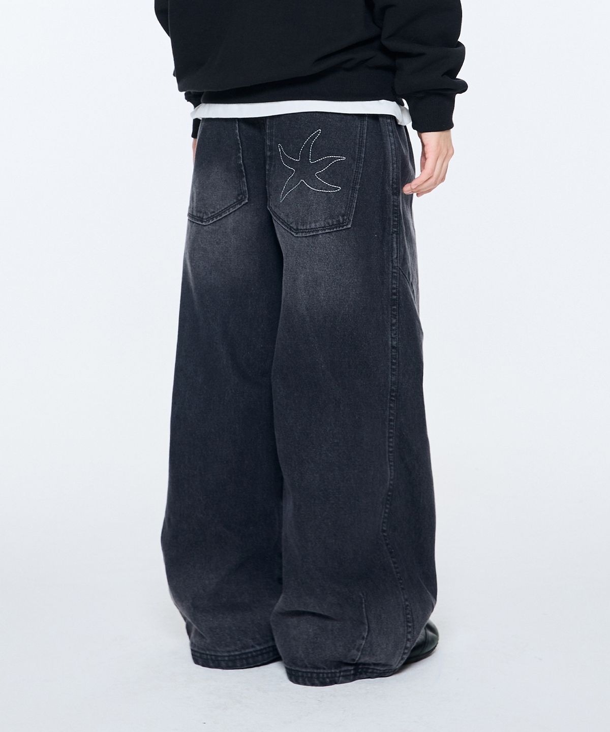 THE COLDEST MOMENT) TCM starfish denim pants - 3col