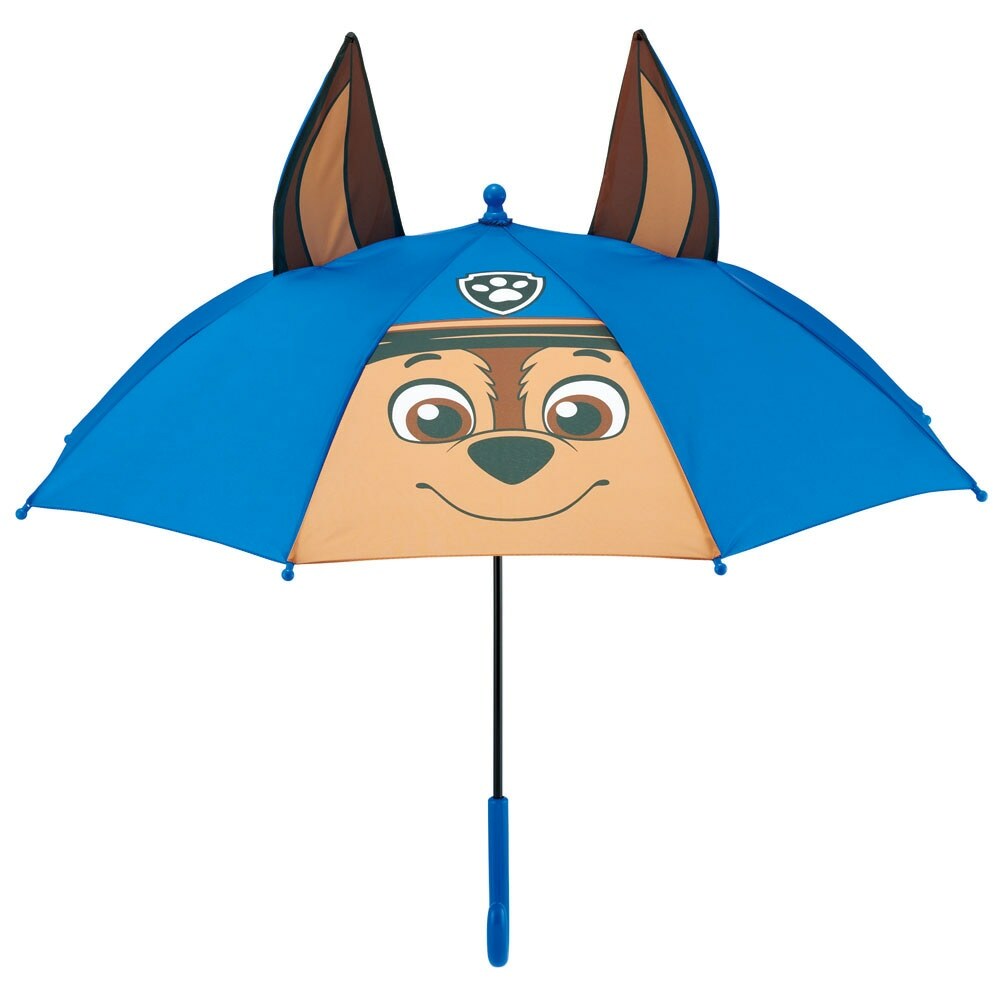 Paw Patrol 立體耳 45cm兒童手動雨傘 雨遮-藍色