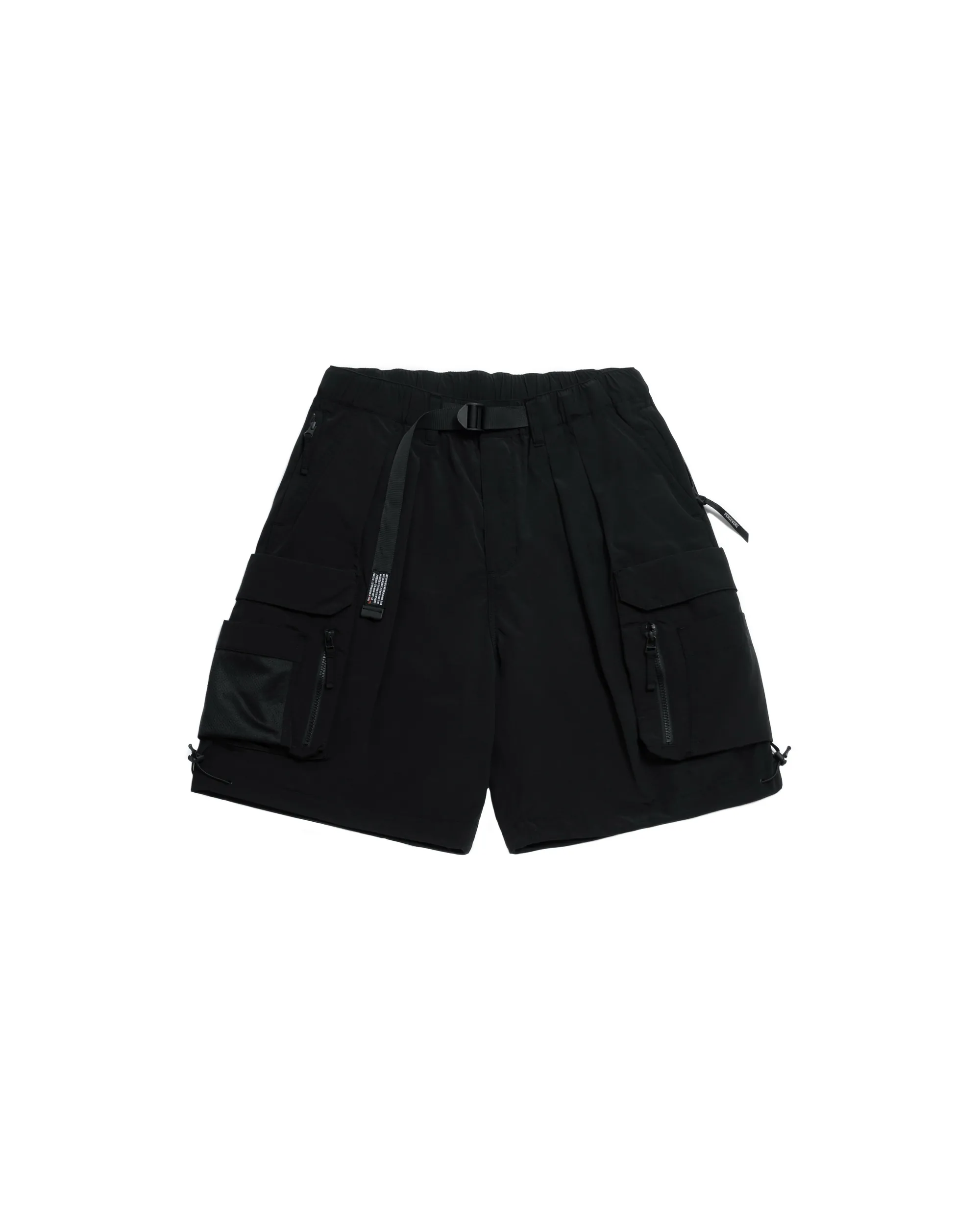 PERSEVERE WATER-REPELLENT FUNCTIONAL CARGO SHORTS - BLACK