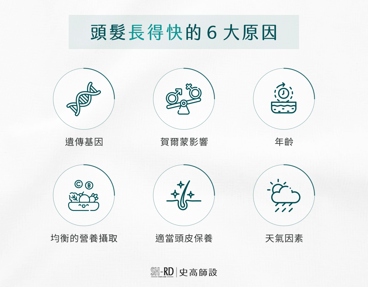 頭髮長得快的6大原因