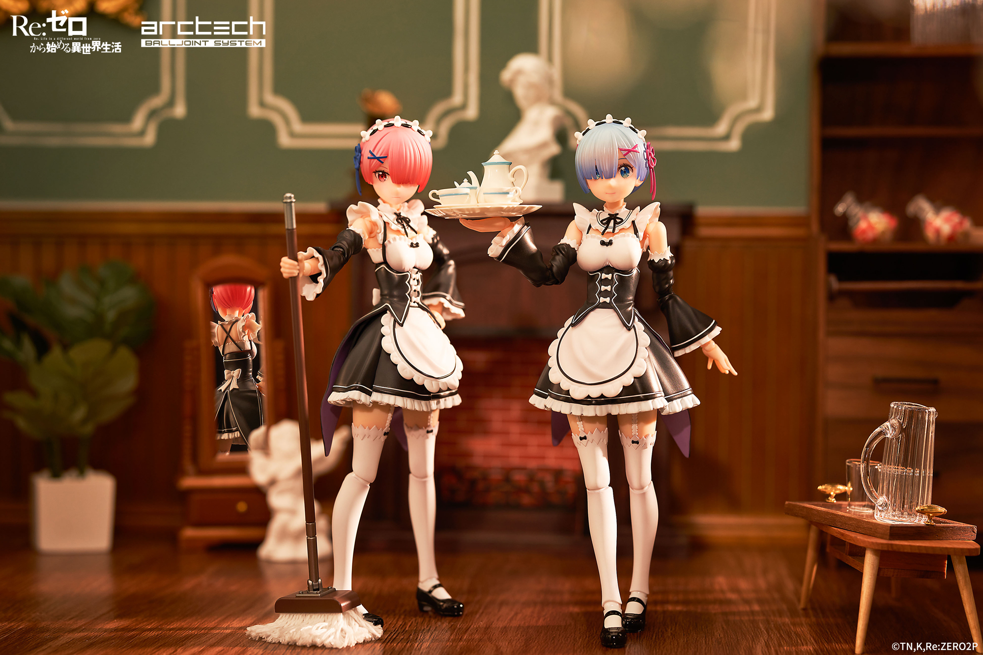 ARCTECH Action Series Re:從零開始的異世界生活 雷姆 及 拉姆 套裝 "Re:Zero kara Hajimeru Isekai Seikatsu" Ram & Rem Set