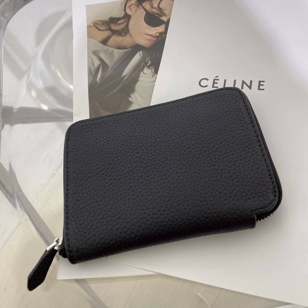 6869素色拉鍊短夾