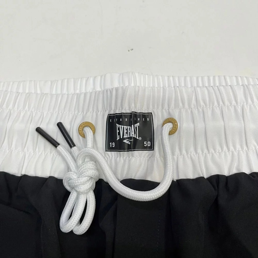 EVERLAST 短褲 黑白 拳擊 運動 短風褲 女 4122752020