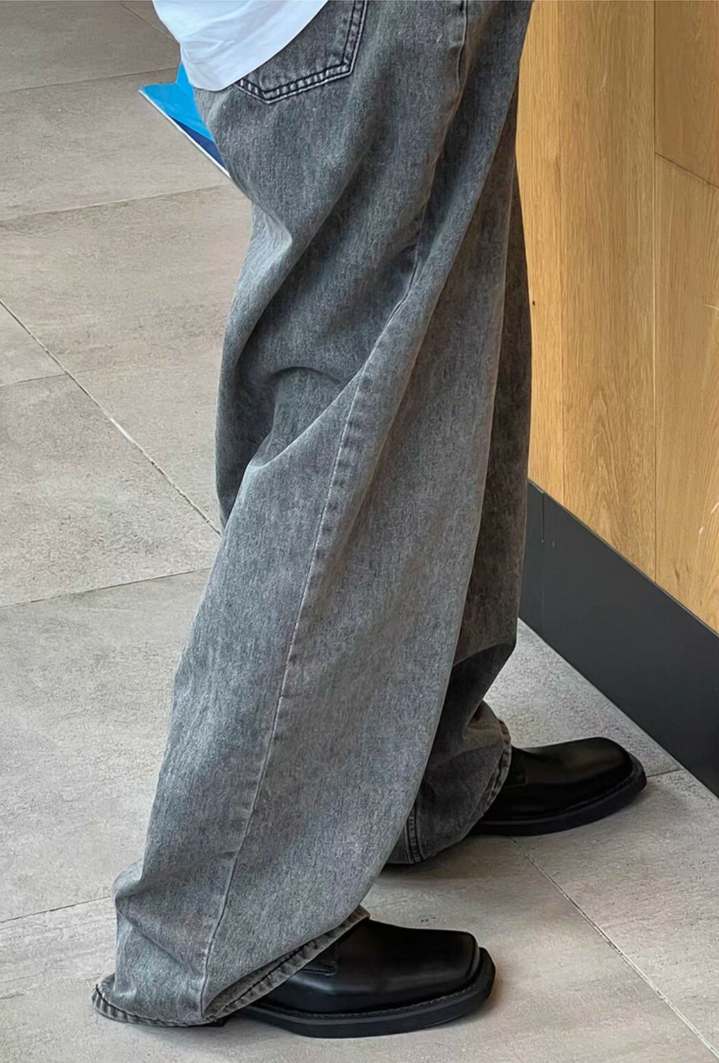 HANQIA 方頭 簡約 皮鞋 #鞋子