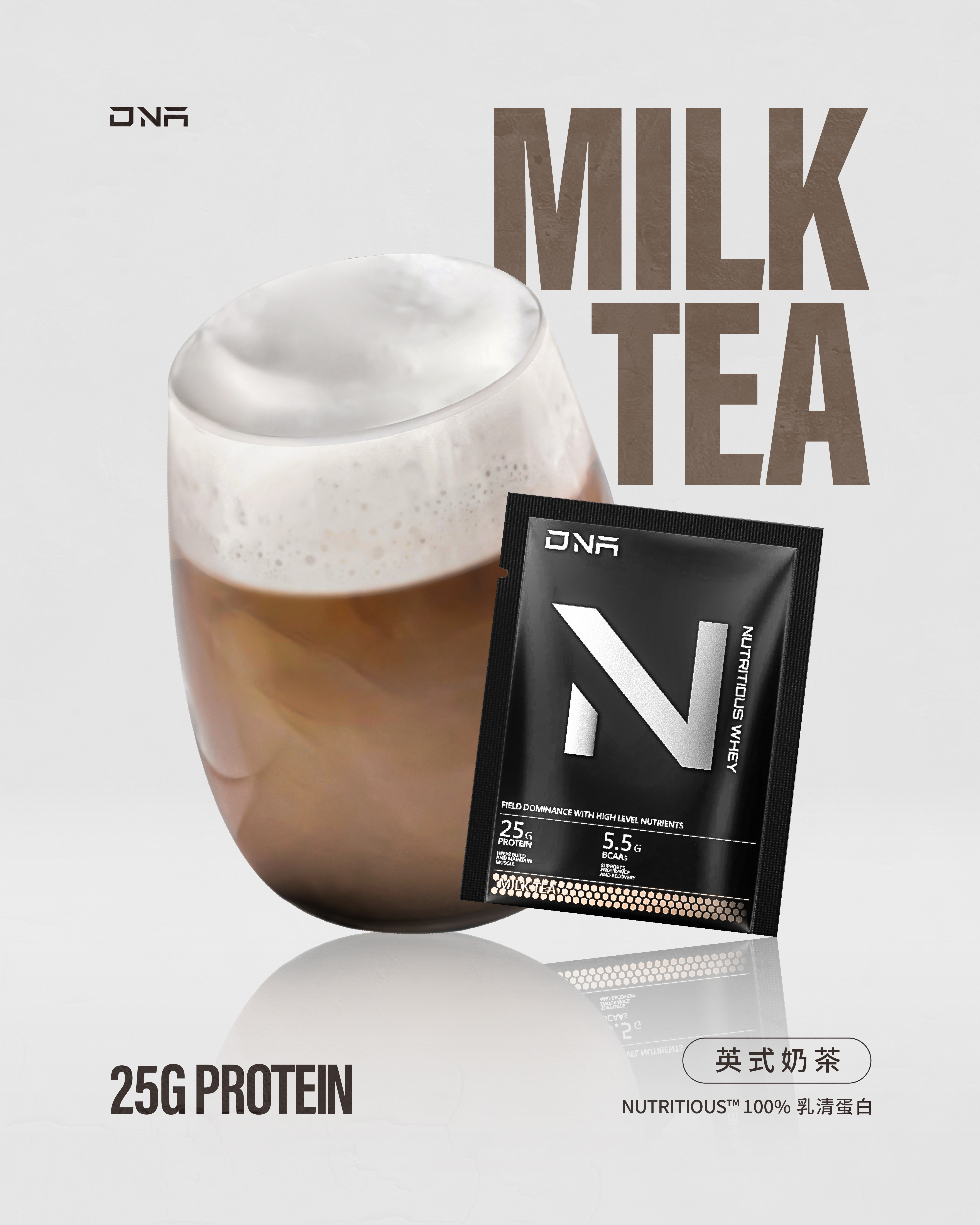 100％乳清蛋白 | 【英式奶茶】30包入