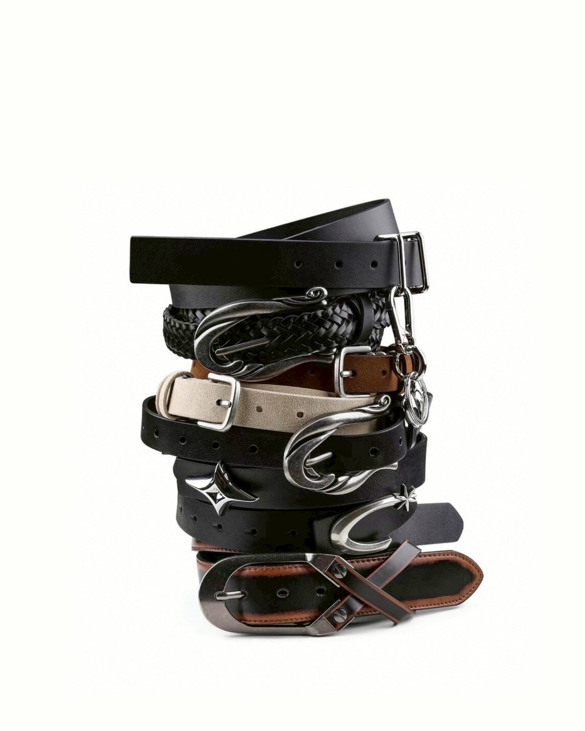 HANQIA 潮流 復古 未來感 配件 #皮帶