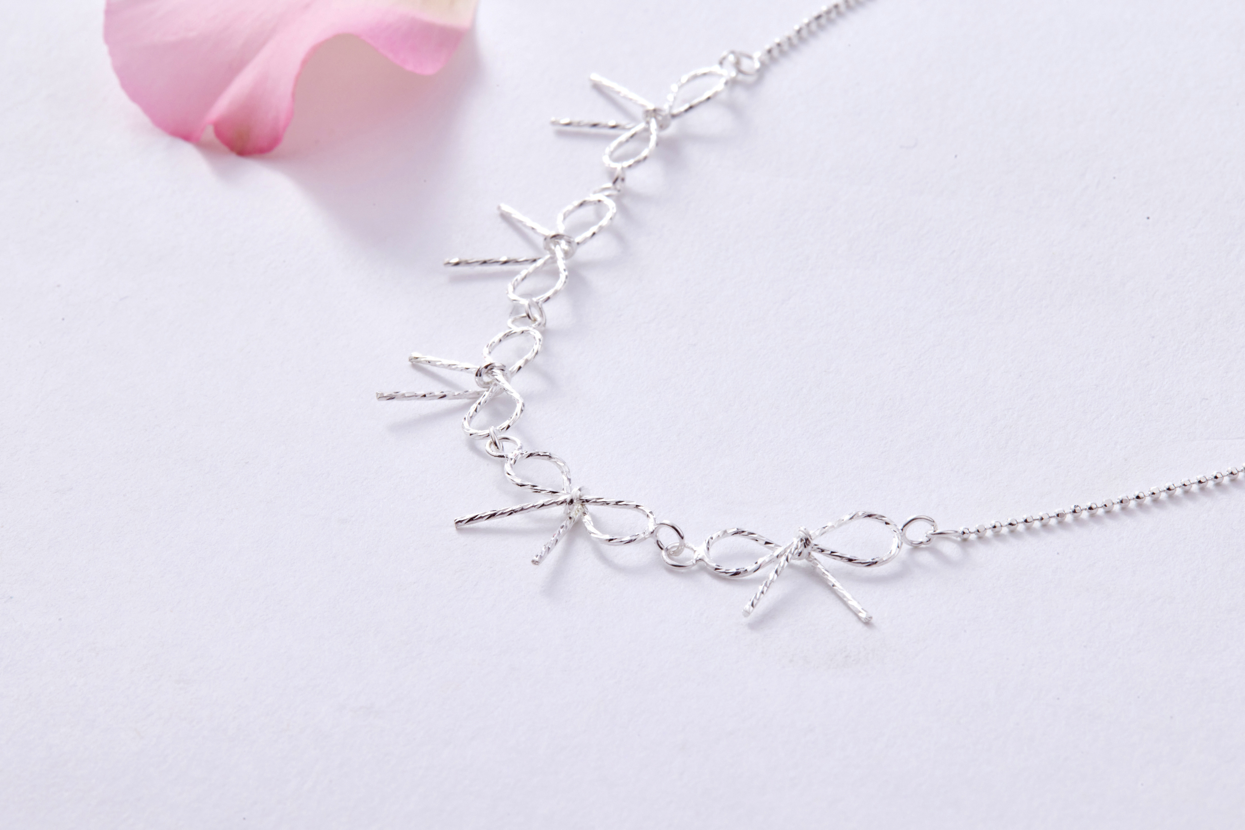 N950 | 純銀蝴蝶結項鍊