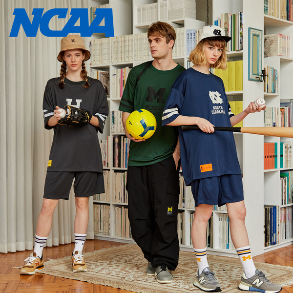 NCAA 短T 短袖 HARVARD 鐵灰 網眼 哈佛 橄欖球衣 中性 7325110212