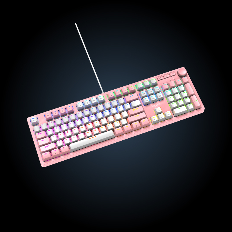 FXR-HKM-95 Starpink Functional Knob RGB Mechanical Keyb