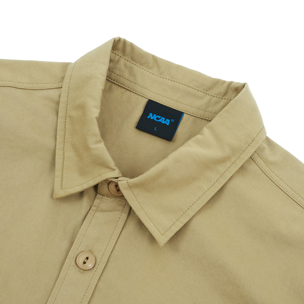 NCAA 中性 密西根 卡其 基本織標 工裝 襯衫 7325147232
