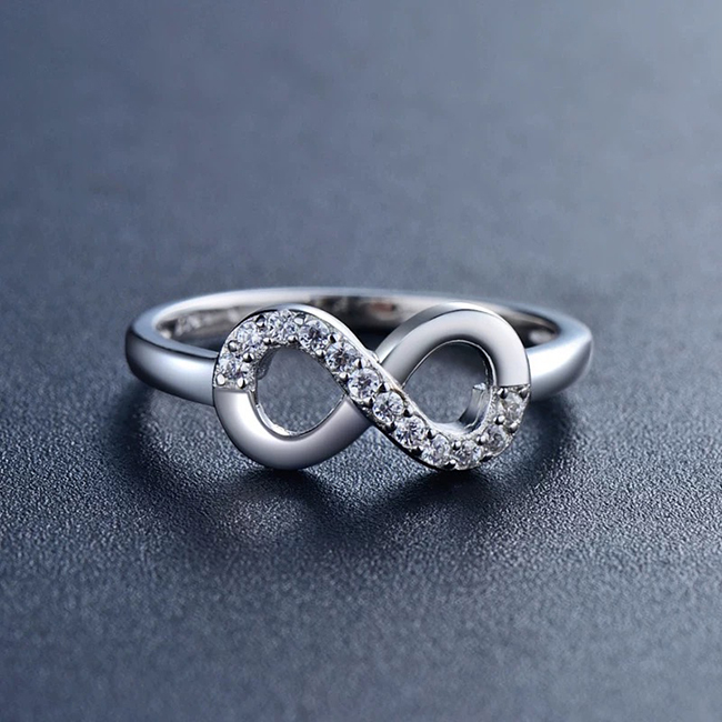 無限純銀戒指