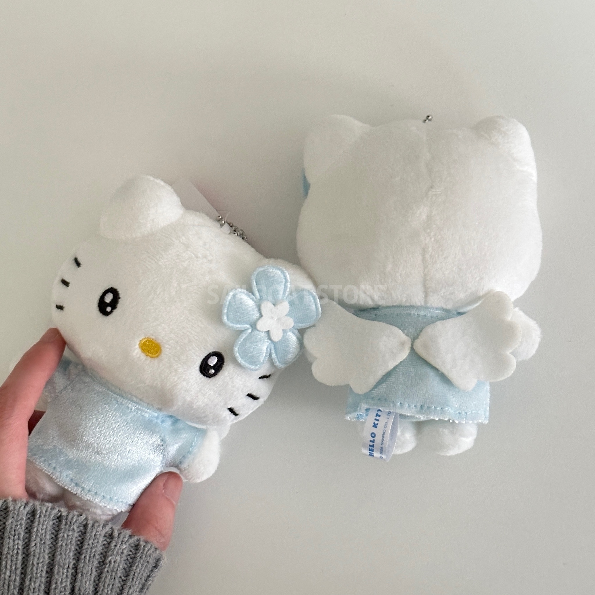 現貨供應 三麗鷗 水藍色凱蒂貓 吊飾鑰匙圈