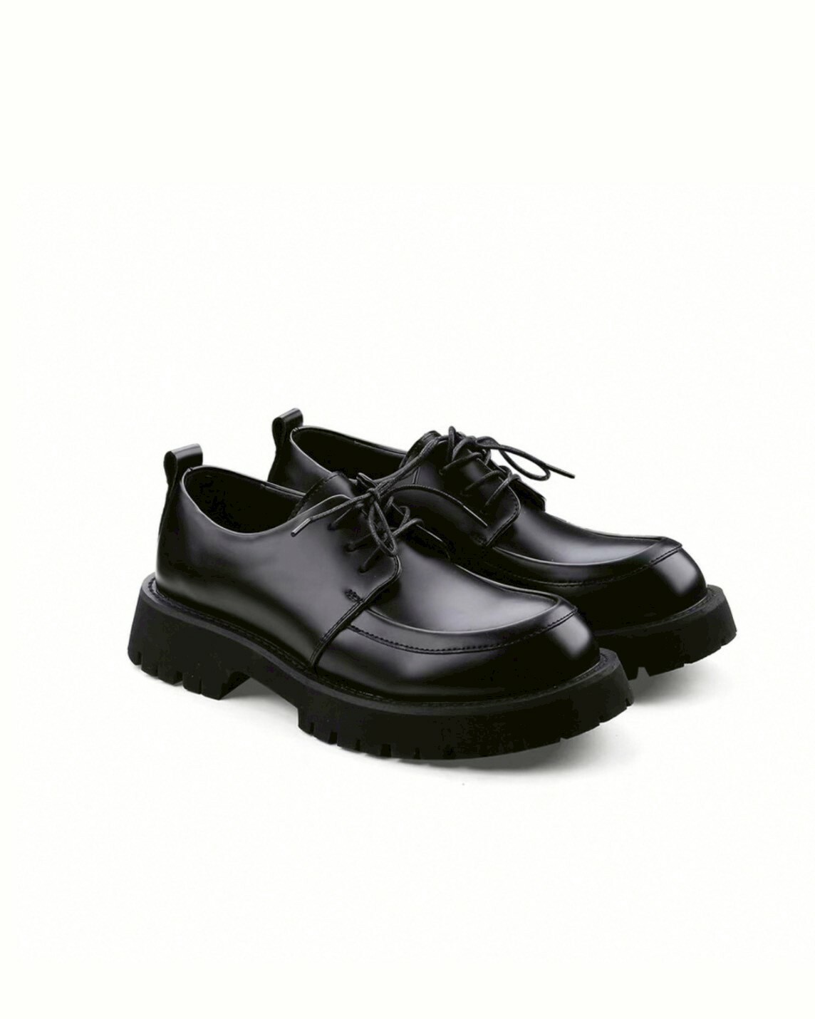 HANQIA 厚底 休閒 大頭皮鞋 #鞋子