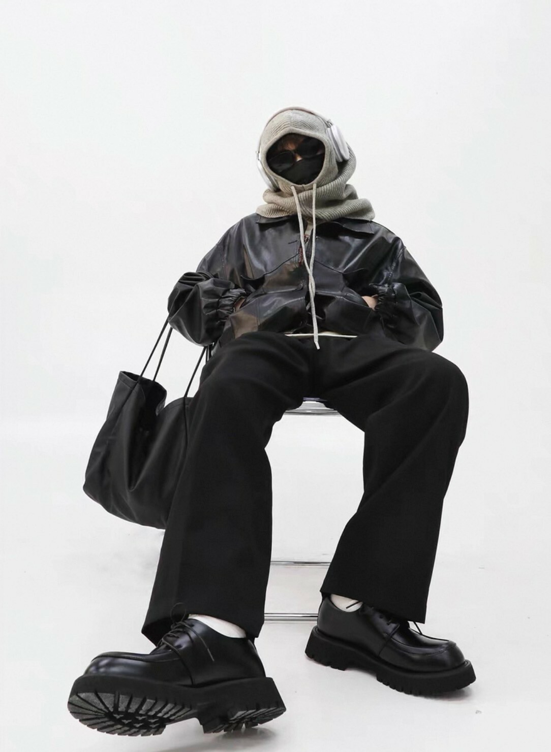 HANQIA 厚底 休閒 大頭皮鞋 #鞋子