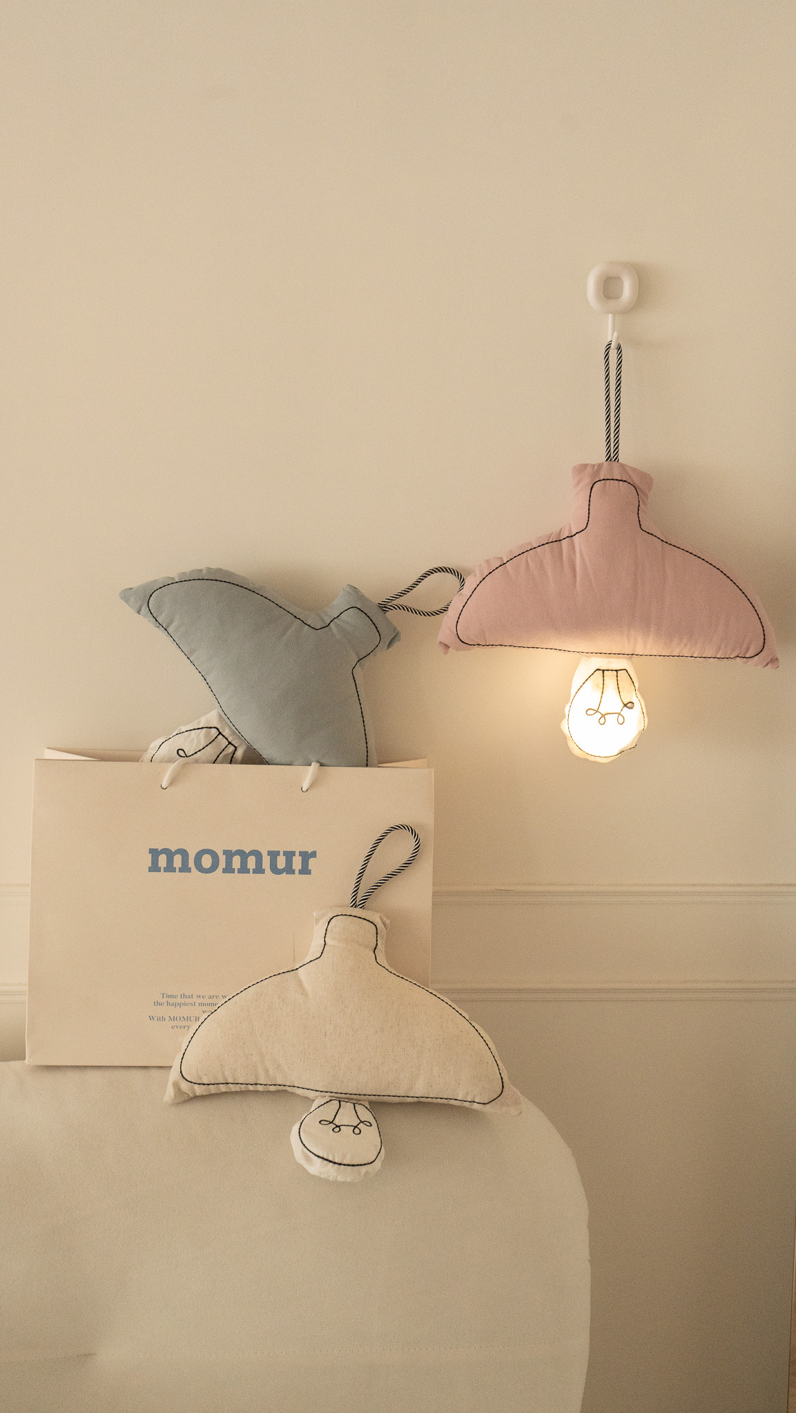 韓系塗鴉布夜燈