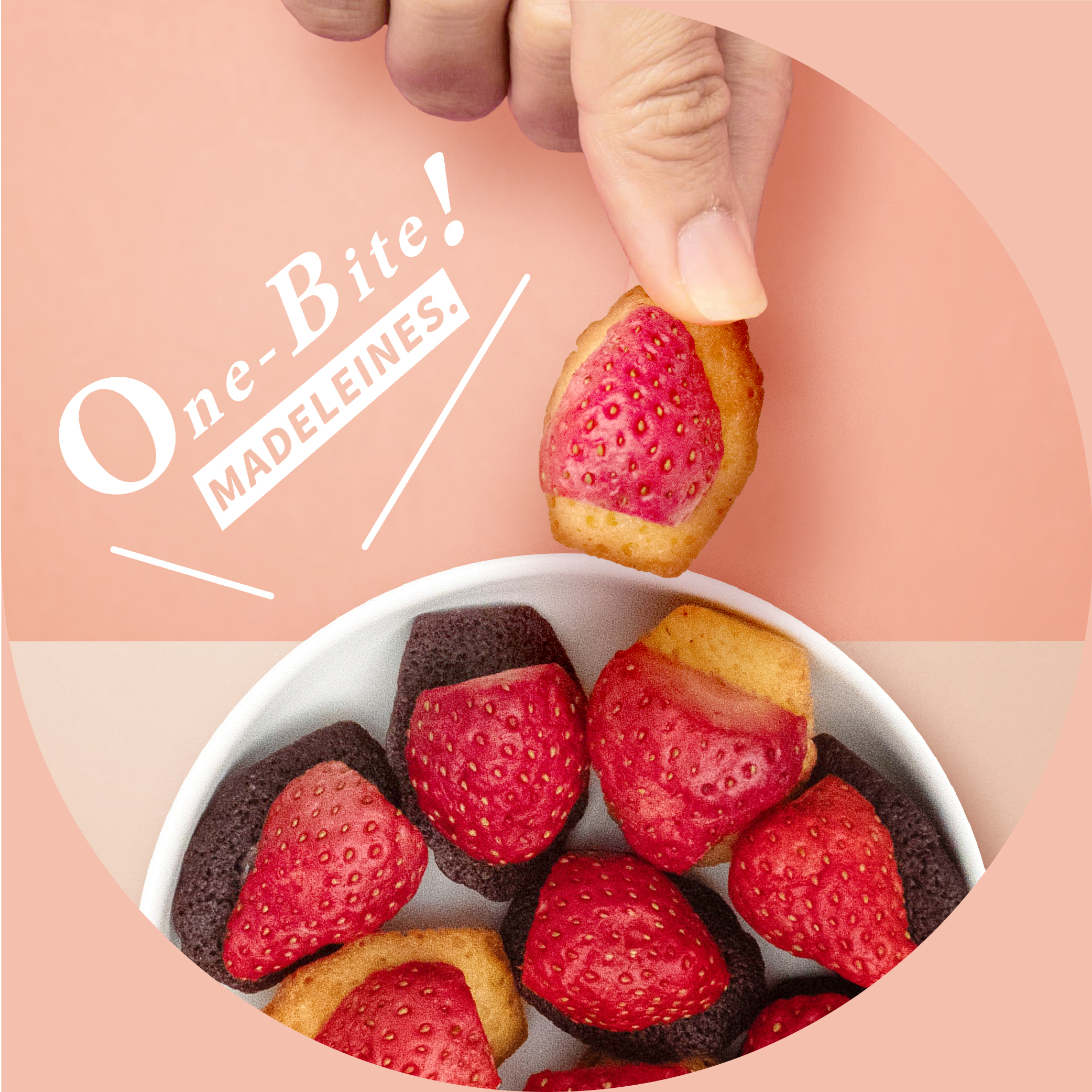 一口水果瑪德蓮｜草莓&蜂蜜