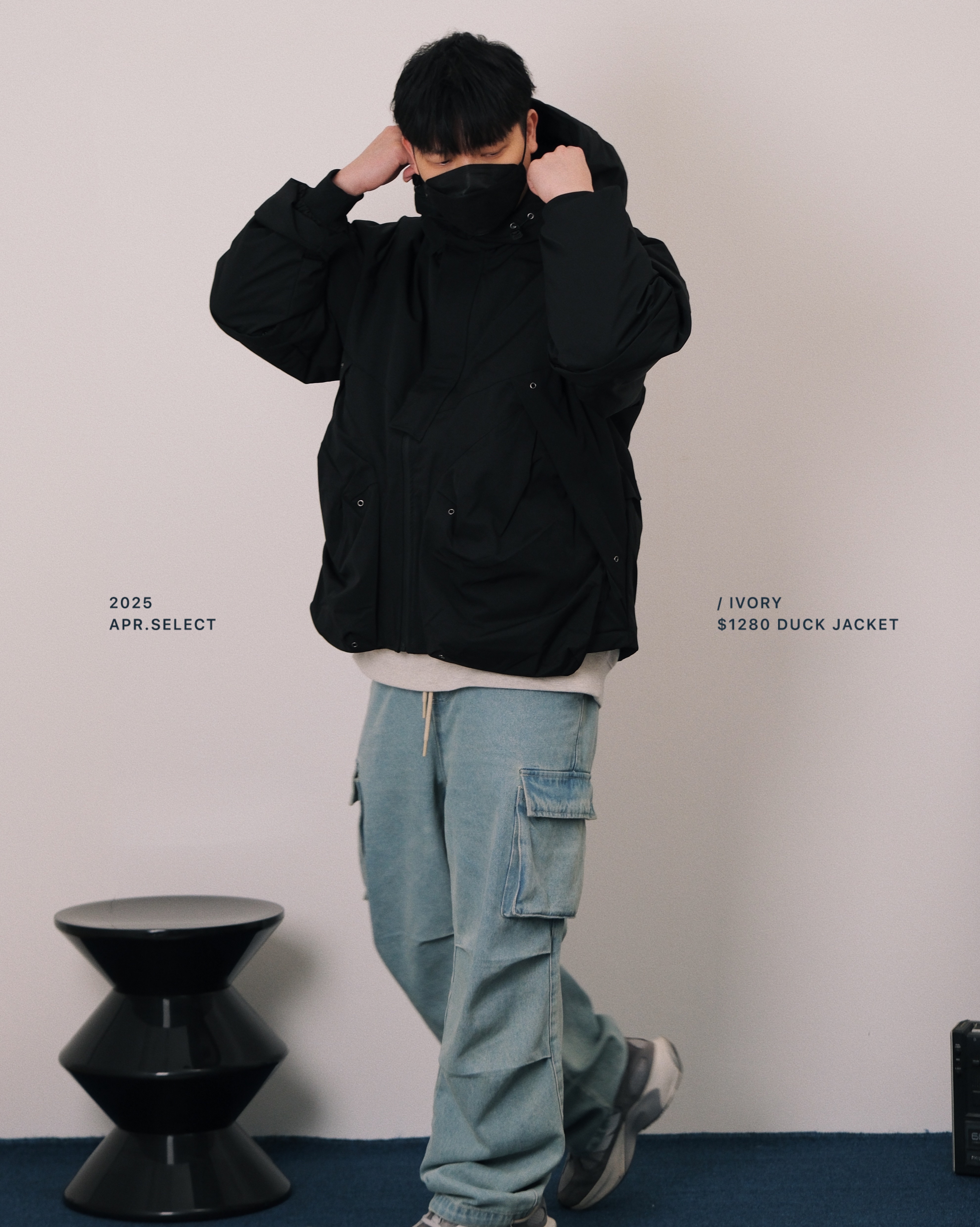 <現貨>IVORY Windproof Jackets 工裝 連帽 防潑水 可拆式 衝鋒衣 外套 兩色【24502】