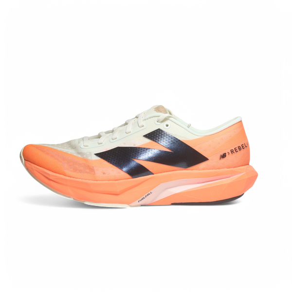 NEW BALANCE 慢跑鞋 FUELCELL REBEL 白黑橘 2E寬楦 競速跑鞋 男 MFCXCO4