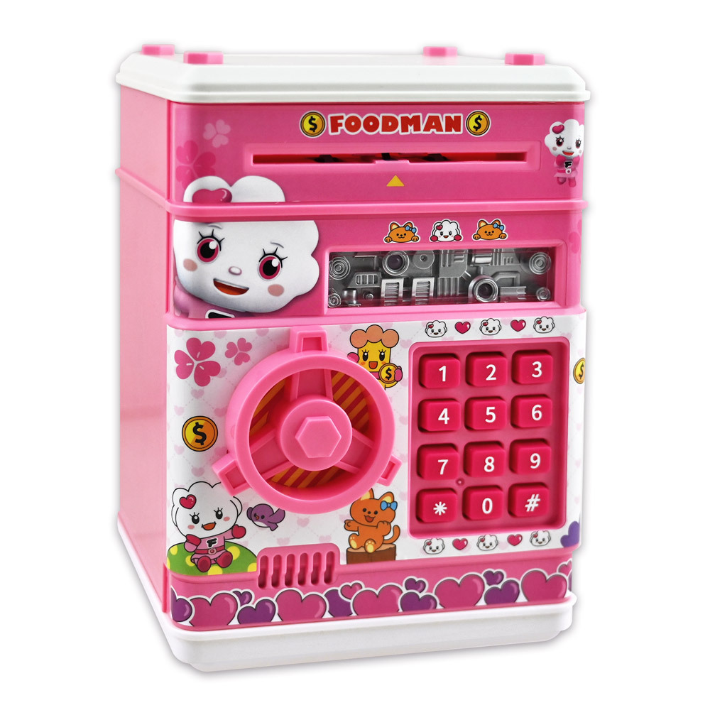 《 風車出版 》 心心水餃數字小銀行(粉紅)