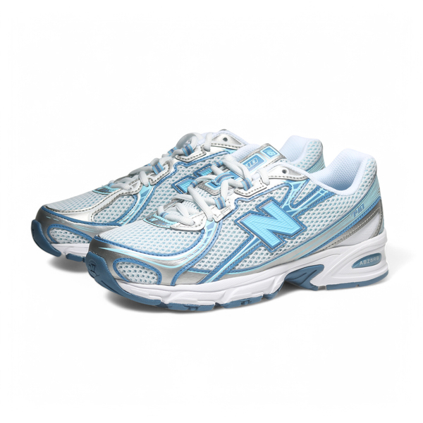 NEW BALANCE 慢跑鞋 NB 740 水藍 白銀 復古 情侶鞋 男女 U740ST2