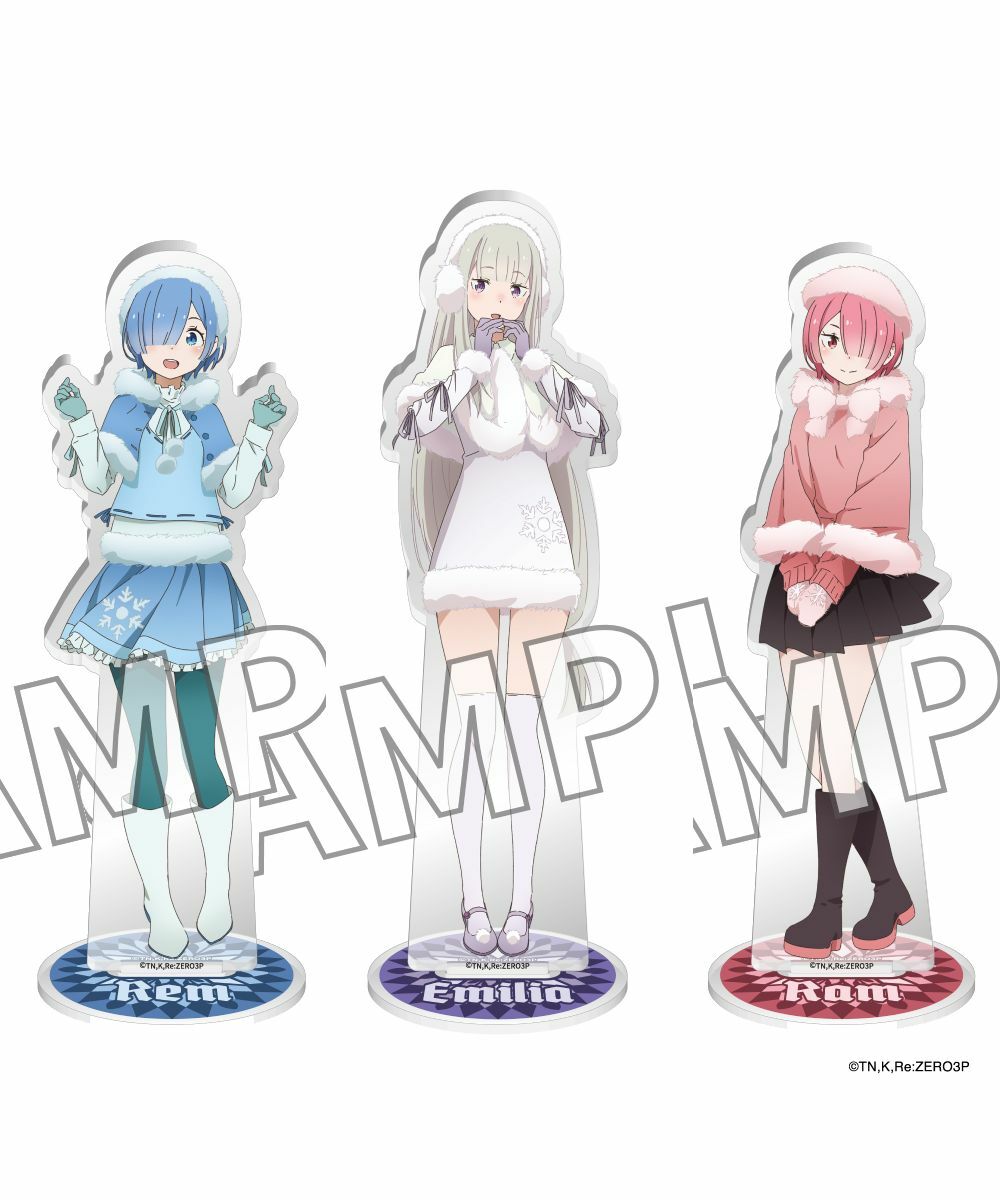 預購-「Re:從零開始的異世界生活」 壓克力人形立牌 Winter ver. 系列 【日本進口精品】