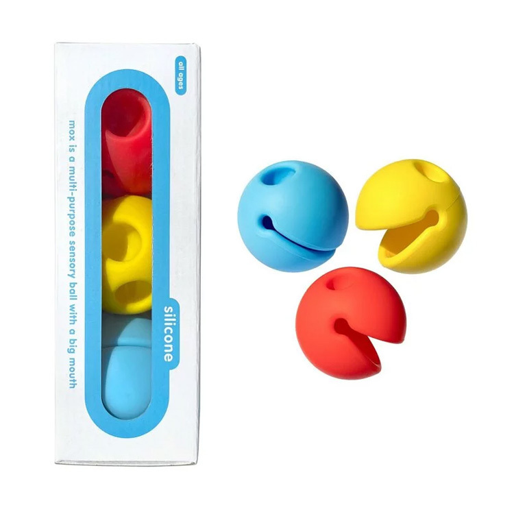 Mox大嘴小球-小手捏捏樂-3入組