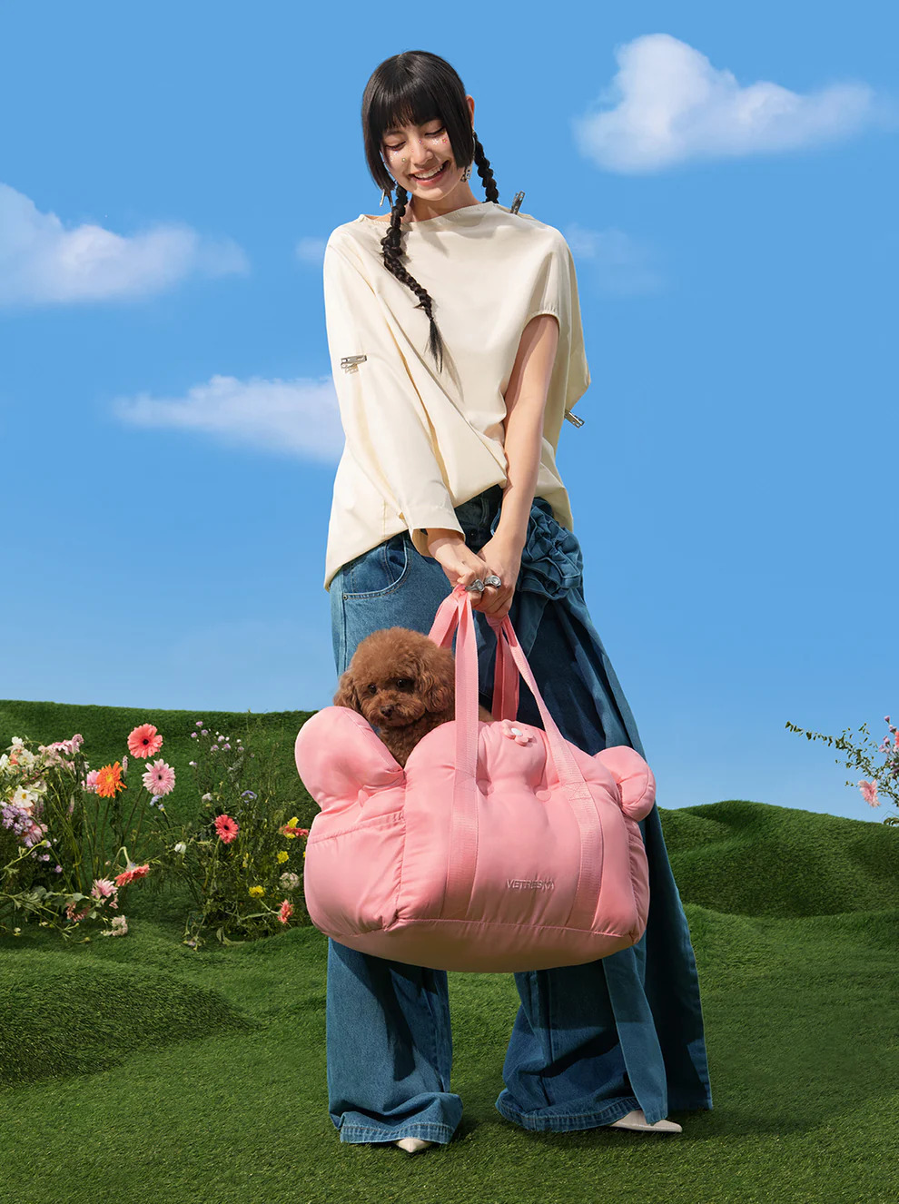 Vetreska 花花寵物外出袋 (可車用)