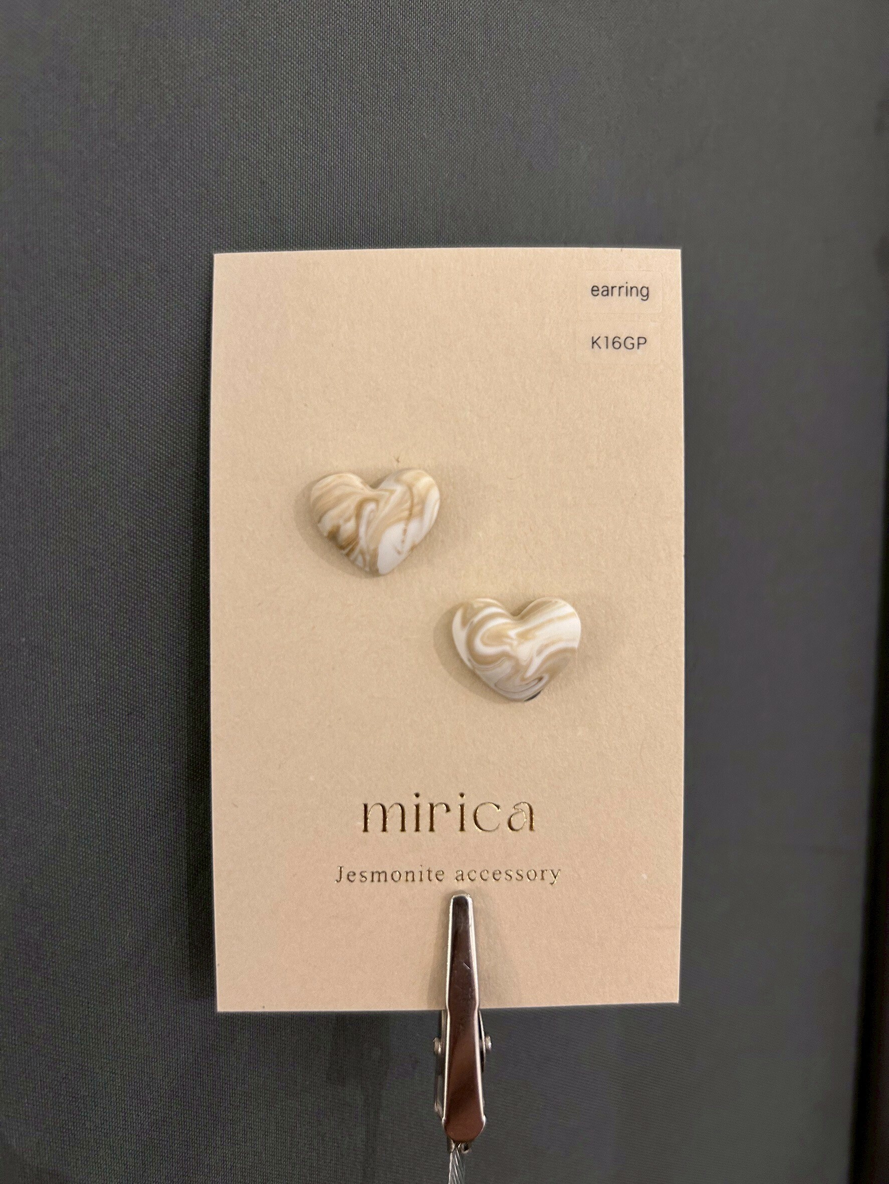 [mirica] 愛心耳夾 | NO.29