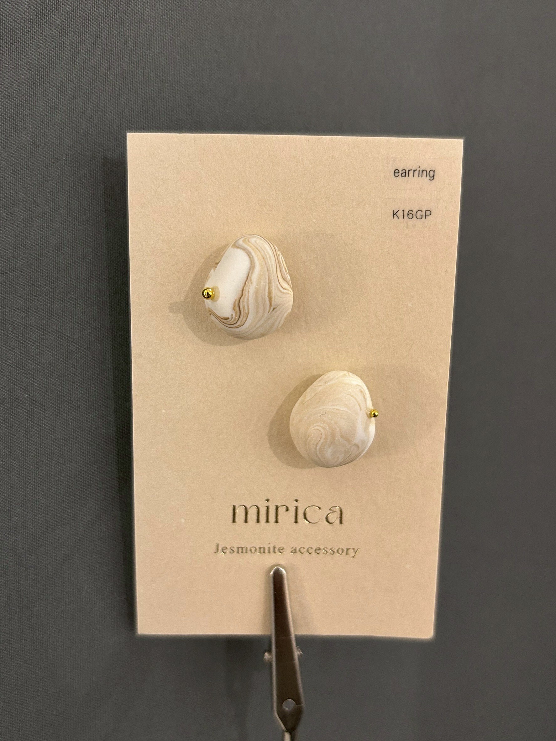 [mirica] 礫石耳夾 | NO.35