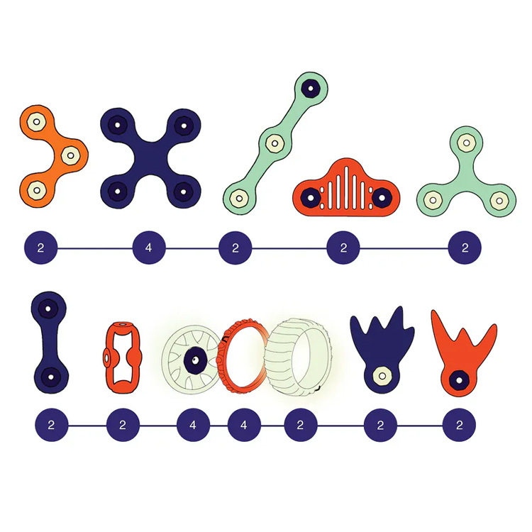 創樂多磁力片-30片