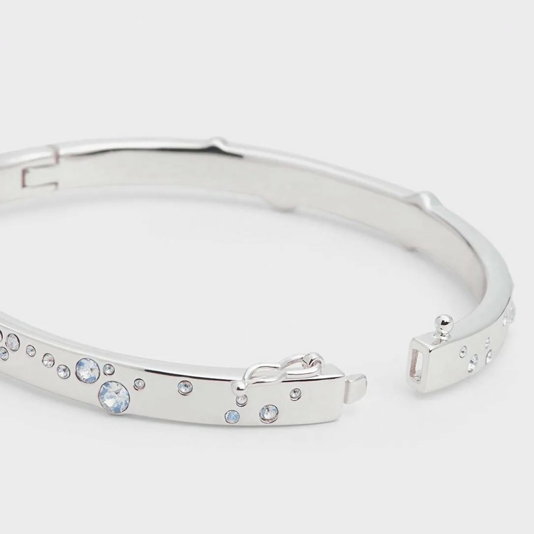 Charles & Keith Reverie 施華洛世奇 水晶手環 銀色