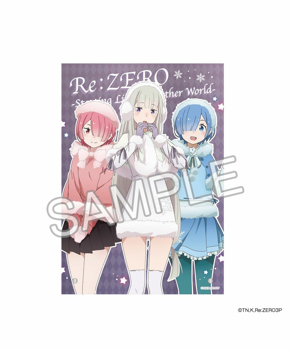預購-「Re:從零開始的異世界生活」 閃亮亮壓克力板 Winter ver.【日本進口精品】