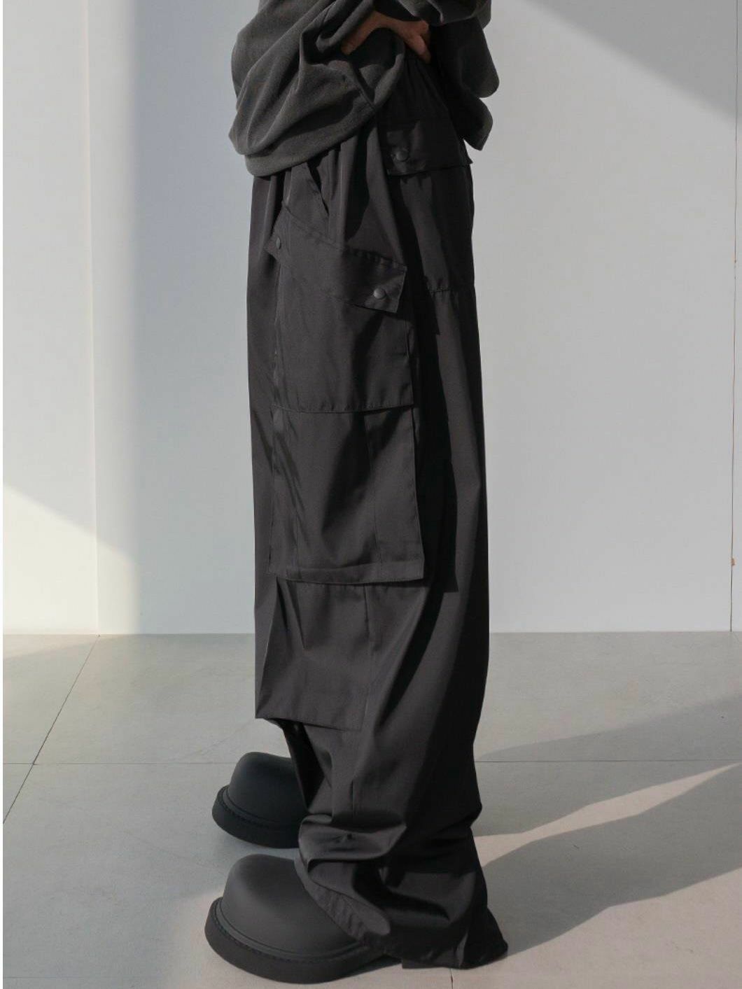 可束腳工裝鬆身褲 P2512