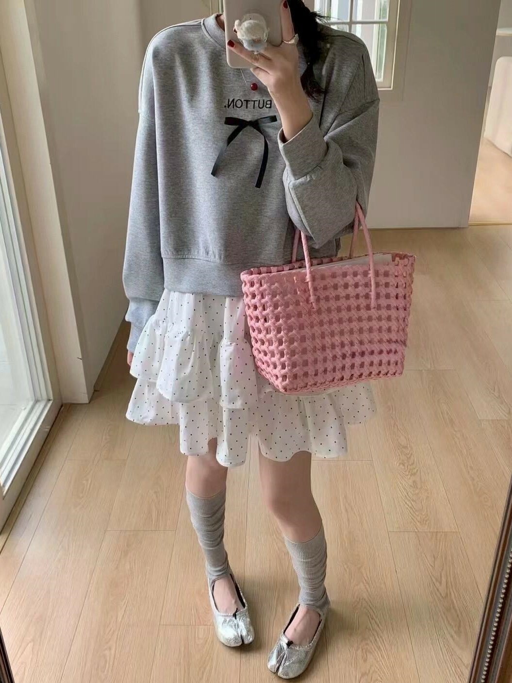 短裙丨滿滿點點波浪短褲裙